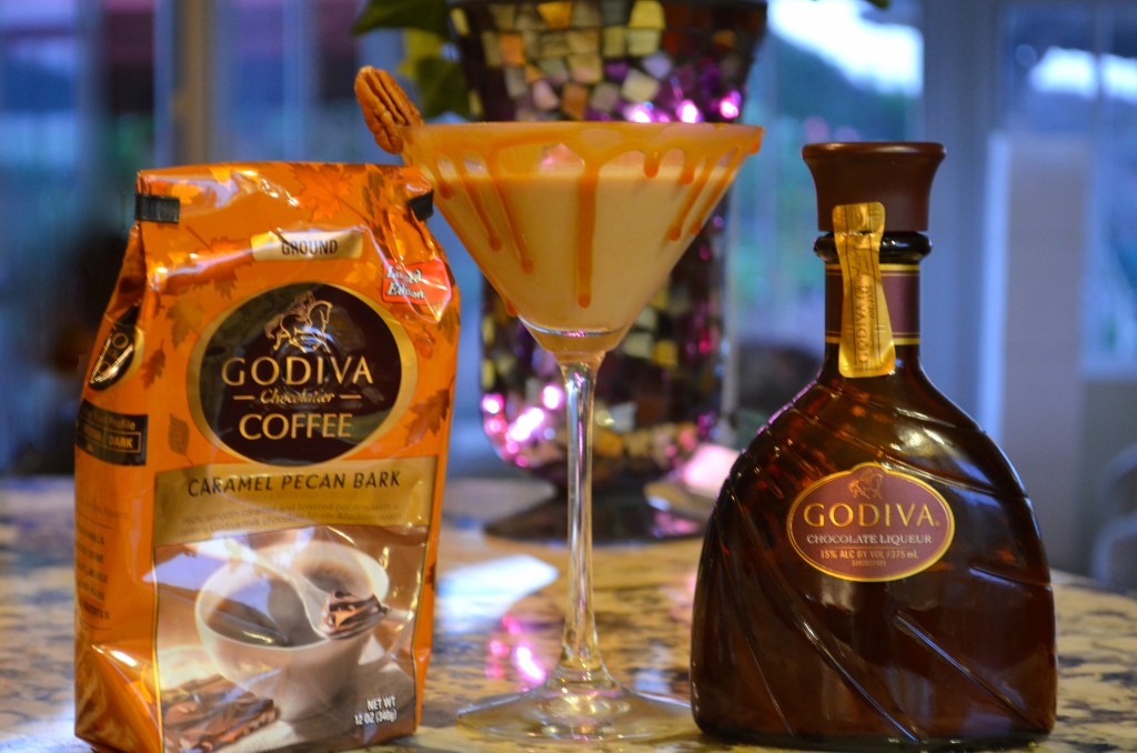 Godiva Caramel Pecan Caffetini Bites N Brews