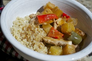 Sweet and Sour Chicken with Quinoa